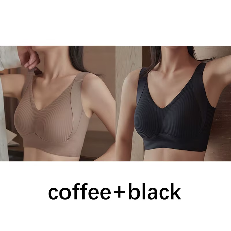 1/2PCS Seamless Push up Bra for Woman Wireless Bralette Soft Comfortable Breathable Lingerie for Large & Small Bust