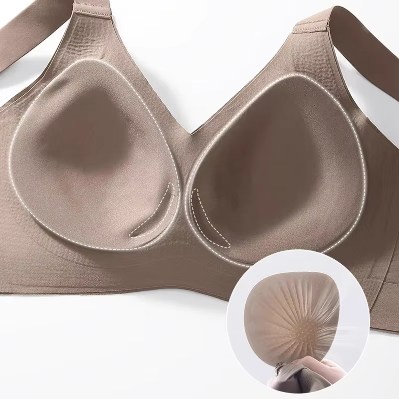 1/2PCS Seamless Push up Bra for Woman Wireless Bralette Soft Comfortable Breathable Lingerie for Large & Small Bust