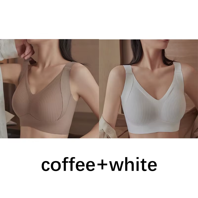 1/2PCS Seamless Push up Bra for Woman Wireless Bralette Soft Comfortable Breathable Lingerie for Large & Small Bust