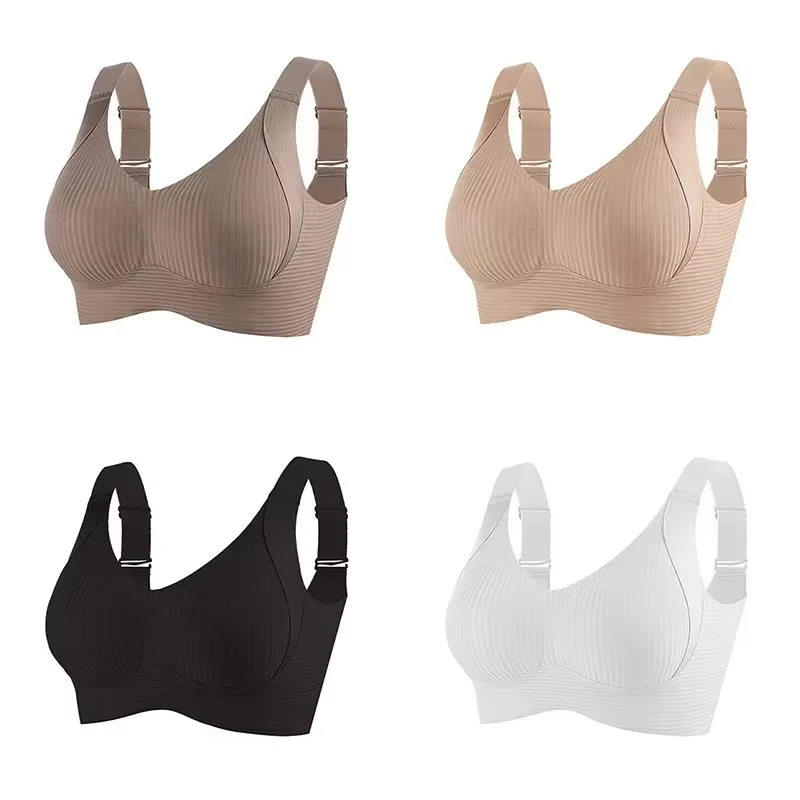 1/2PCS Seamless Push up Bra for Woman Wireless Bralette Soft Comfortable Breathable Lingerie for Large & Small Bust